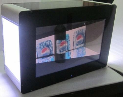 Cheap Brightness Transparent LCD showcase HDMI interface For Advertising for sale