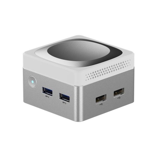 Cheap Intel N100 Mini Cube Computer LPDDR5 Dual Gigabit Ethernet RJ45 Mini PC For Home for sale