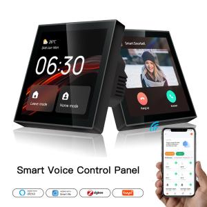 Glomarket Tuya Smart 4-Inch Multi-Functional Touch Screen Control Panel Alexa Voice Zigbee Central Control
