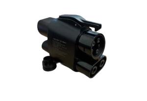 China CCS2 To CCS1 Tesla EV Charging Adapter , Tesla Charging Connector Waterproof on sale