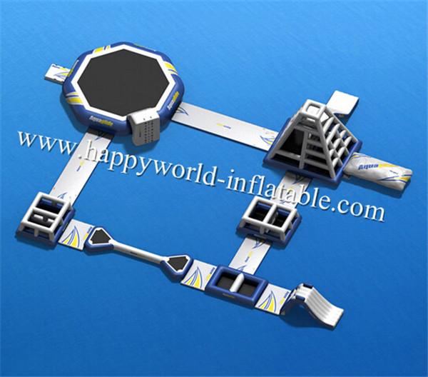 Cheap aquaglide 55 , floating obstacle course, inflatable water floating playground for sale