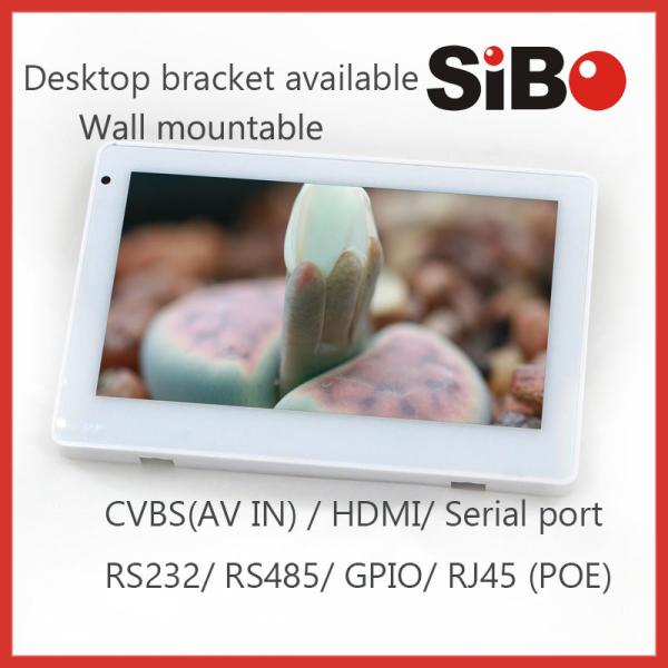Cheap Q896 7" Wall Mount Panel PC Support SIP Intercom For Home Automation for sale
