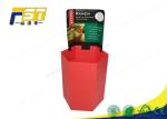Custom 4C CMYK Printing Retail Dump Bin Display Cardboard With Removable Header