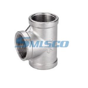 Best 304 Stainless Steel Casting Tee Threaded NPT Class 150 Fitting wholesale