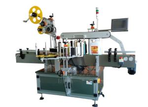 China Automatic top surface and double sides labeling machine with CE certification on sale