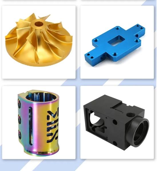 Cheap Custom CNC Machining Milling Turning Parts Colour Anodizing Finish for sale