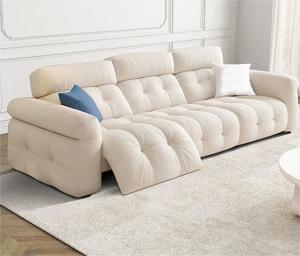 China Multi-Functional Cat Scratch Fabric Electric Sofa  380*100*85cm on sale