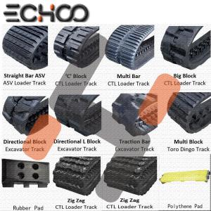 Best ECHOO Rubber Tracks For Excavators Mini Diggers , Compact Track Loader wholesale