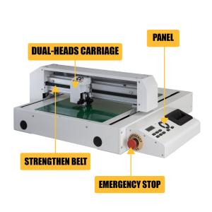 China Mini Desktop Digital Flatbed Cutter With Dragoncut Software MFC4560 on sale