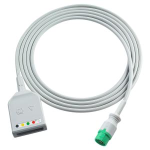 China Biolight 12pin ECG Trunk Adapter Cable ECG Cable M7000 M8000A M8500 M9500 ECG Extension cables on sale
