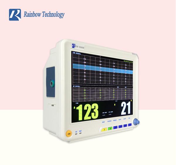 Cheap color TFT Multi Parameter Fetal Monitor Toco FHR Fetal Heart Rate Machine for sale