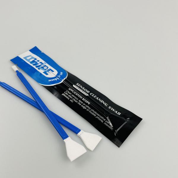 Cheap 2 In 1 Sensor Cleaning Swabs Lint Free For CCD CMOS Screen for sale