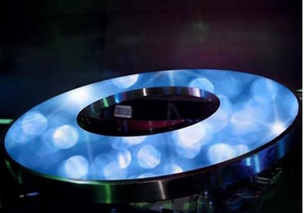 Cheap Round Circle LED Display Full Color , Weather Proof LED Stage Backdrop Screen for sale