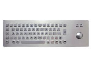 China IP65 Industrial Wireless Multimedia Keyboard , Stainless Steel Trackball In Keyboard on sale