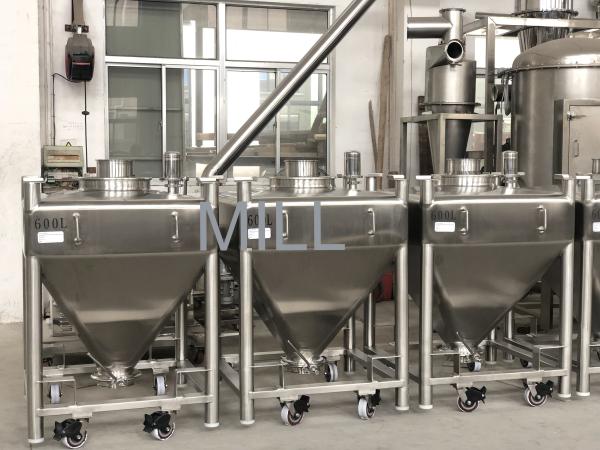 Cheap SS Bin Vacuum Conveyor For Powder The Matching Of Mixer And Crusher for sale