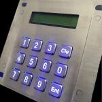 Metal Usb Numeric Keypad With Display , LED Backlit Wired Numeric Keypad