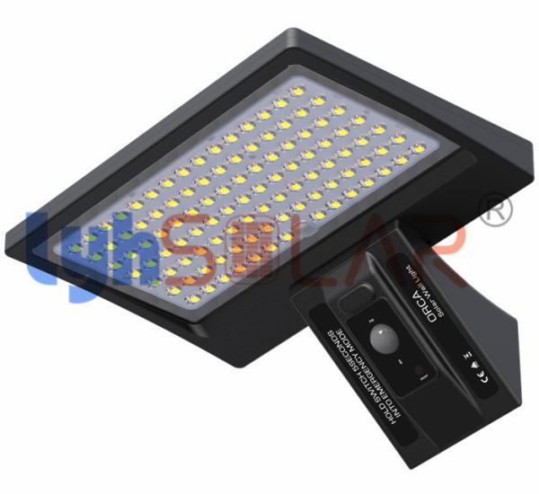 Cheap IP65 Waterproof Bright Solar Sensor Lights Outdoor 8W Motion Activated With Wide Beam Angle for sale