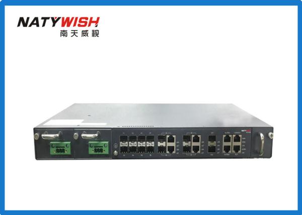Cheap Space Saving OLT Switch Equipment High Reliability For Broadcast Three In One for sale