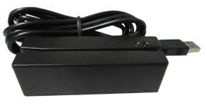 Cheap Manual swipe mini triple track magnetic card reader for sale