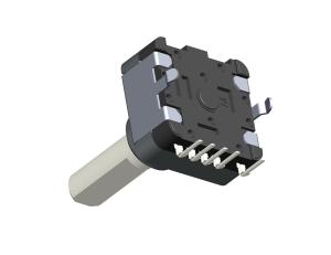 Plastic Shaft Absolute Rotary Encoder For Contact Brush Type Operating System