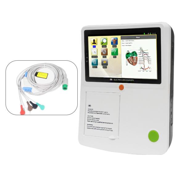 Cheap 3 Channel Ecg Ekg Heart Monitor Electrocardiogram Machine With PC Software for sale