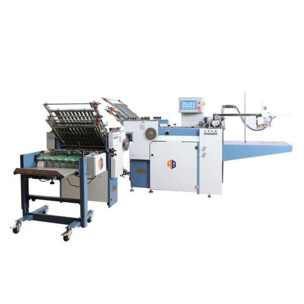 Cheap Cross Fold Automatic Letter Folding Machine With 6 Buckle Plate Belt Driving for sale