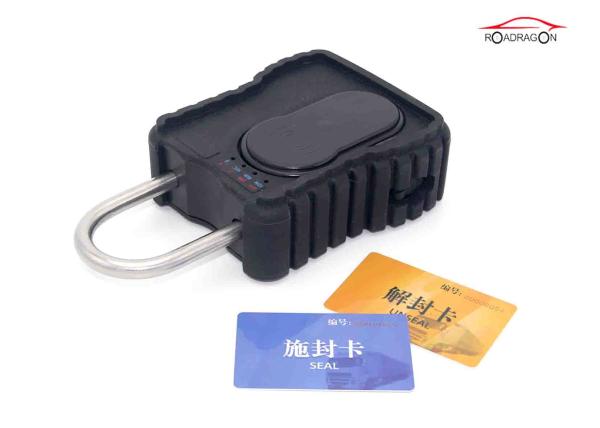 Cheap Realtime Security GPS Tracking Padlock , GPRS Container Tracker GSM Padlock for sale