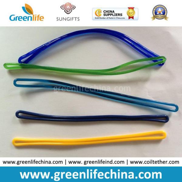 Cheap Custom Color Different Sizes Cheap PVC Soft Bag Tag Loops for sale