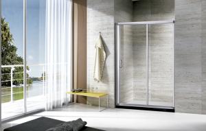 China Stainless Bathroom Shower Enclosure Acrylic Base With Sliding Door on sale
