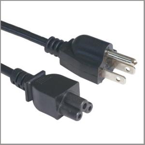 China UL approved power supply cord, North American cord set with IEC320 C5 female connector on sale
