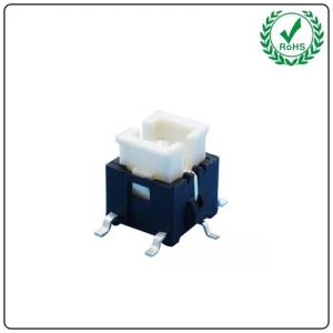 China 6mm Momentary Dip 6x6 Illuminated Tact Switch With Led 12V Rated Voltage on sale