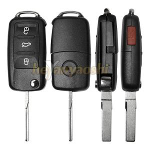 Best Vw 4 Buttons Smart Key Shell with Emergency Key Insert wholesale
