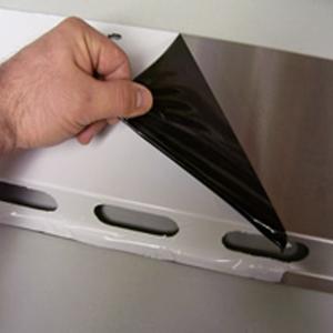 Best Self Adhesive Anti-Scratch White And Black Door Aluminium Sheet Protective Film wholesale