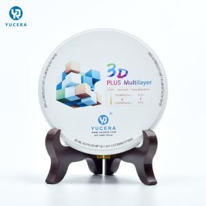 Preshaded 3D Plus Multilayer Dental Zirconia Disc D98 Open System