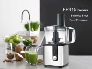 China 750W 2.0L FP415 Stainless steel compact food processor on sale