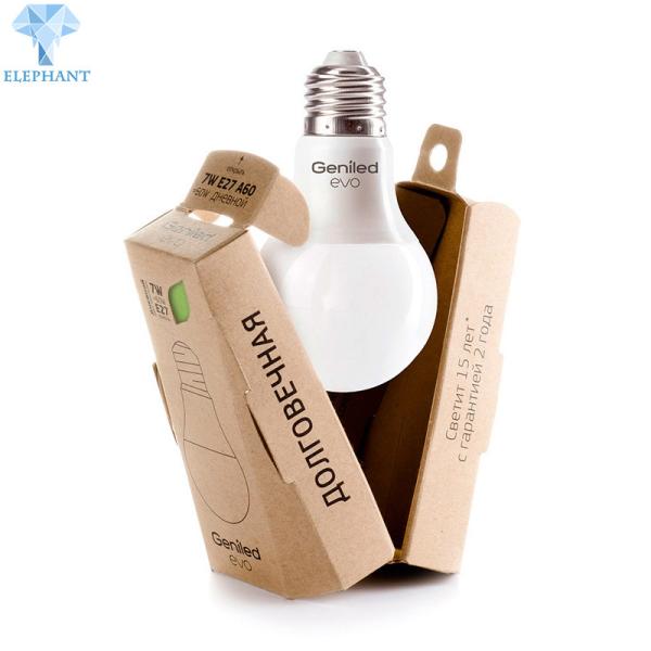 Cheap Perforated LED Bulb Packaging Box OEM ODM Offset Printing for sale