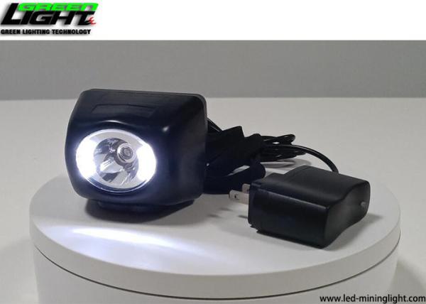 Cheap Kl4.5lm Digital LED Miners Cap Lamp 1.3 Watts 8000lux With Time / Battery Status Display for sale