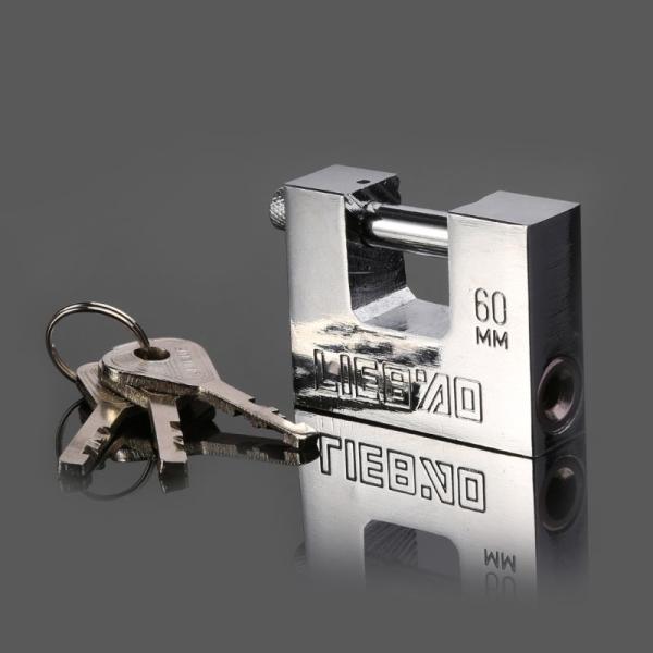 Cheap Anti Theft Safe Stainless Steel Rectangular Lock Padlock Keyed Padlock Waterproof for sale