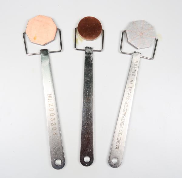 Cheap Brass Surface Particle Testing Magnetic Pie Indicator for sale