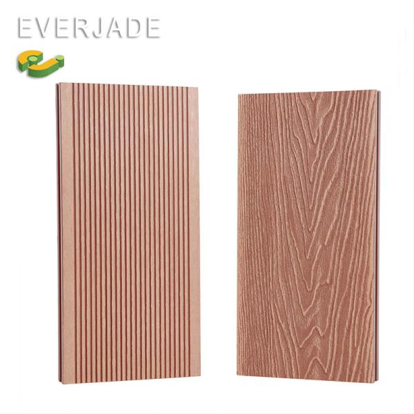 Cheap Long Lifespan Wood-Plastic Composite 150x25mm WPC Decking for Rumanien Pool Jetty for sale
