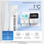Tuya ZigBee Wireless Hygrometer and Thermometer Sensor – Remote Monitoring, App