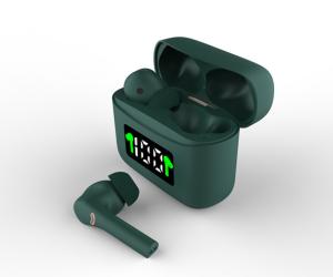 China LED Display Anc Wireless Noise Cancelling Bluetooth Earphones Earbuds For Phone Calls on sale