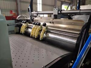 LY- 412CCD High Speed Rigid Box Making Equipment with two forming heads and bubble pressing function