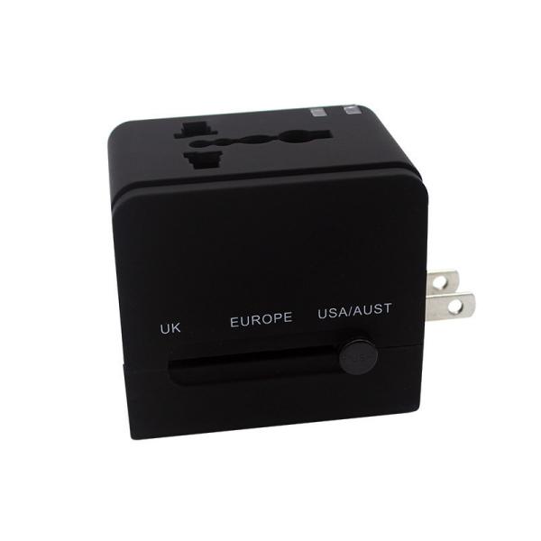 Cheap Wholesale cheap gift items travel multiple USB adapter, multi plug travel adpater with 2 usb for sale