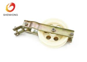 Best No Deformation Cable Pulling Pulley , Cable Pulley Block For Stringing wholesale