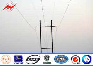 33kv Electrical Metal Utility Poles For Transmission Line Project