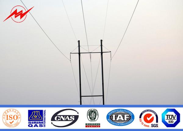 Cheap 33kv Electrical Metal Utility Poles For Transmission Line Project for sale