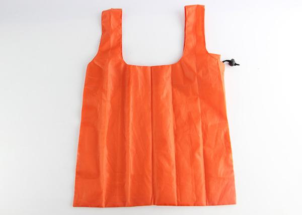 Cheap Ripstop Polyester Tote Bags Non Woven Shopping Bag Foldable Into Attached Pouch for sale