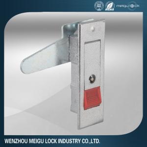 China Plastic Electrical Cabinet Door Lock Industrial White Push Button Panel Lock on sale