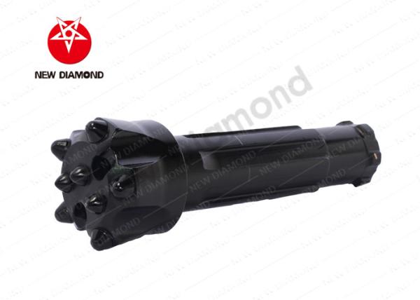 Small Hole Drilling Threaded Button Bits 1'' - 2'' With 5 Buttons , Abrasion